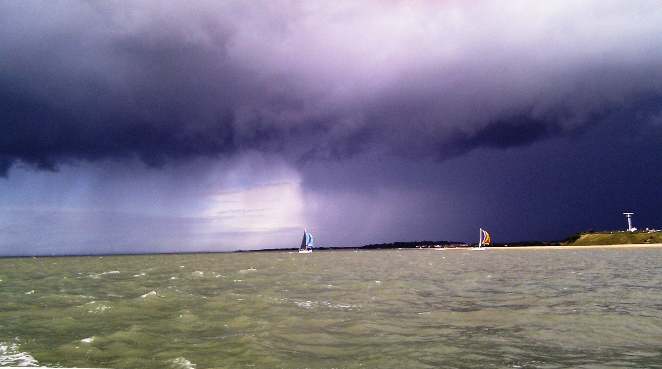 Big black squall approaching